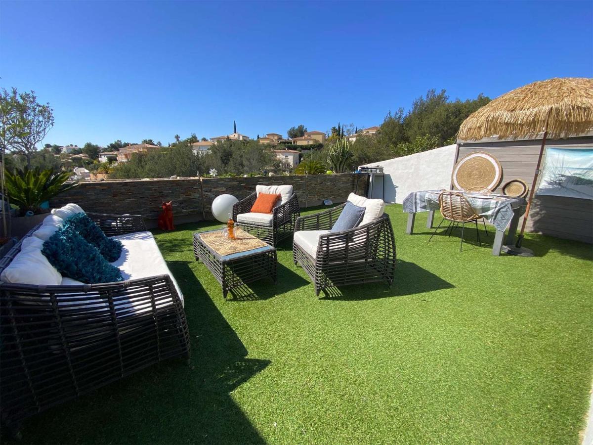 Vuemer Bandol - Grande Terrasse De 45M2 Vue Mer Piscine Parking Exterior photo